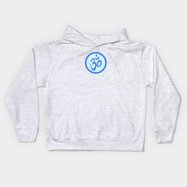 Spiritual Awakening OM Yoga Meditation Kids Hoodie by PlanetMonkey